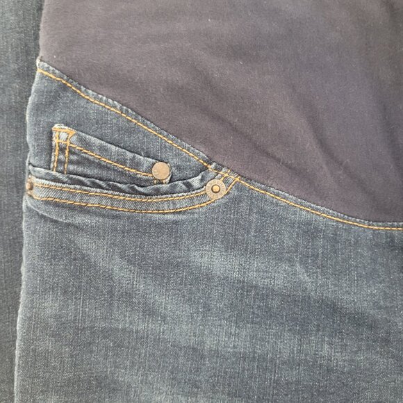 H&M &Denim Maternity Jeans Mama Super Skinny High Rib Medium Wash Women's 6 - Picture 8 of 16